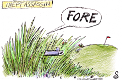 FAILED ASSASSINATION ATTEMPT AT TRUMP GOLF COURSE by Randall Enos