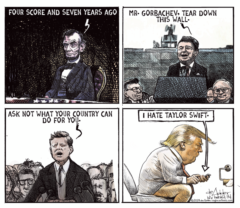 Trump doesn't like taylor swift