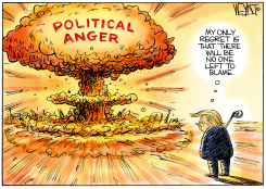 TRUMP ANGER BOMB by Christopher Weyant