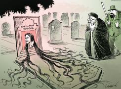TWO YEARS AFTER MASHA AMINI by Patrick Chappatte