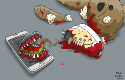 SCREENS ARE DANGEROUS FOR CHILDREN by Plop and KanKr