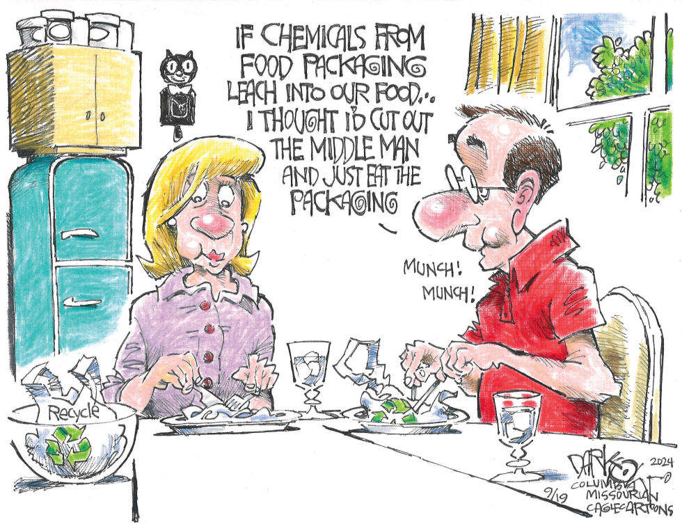Chemicals leech into food