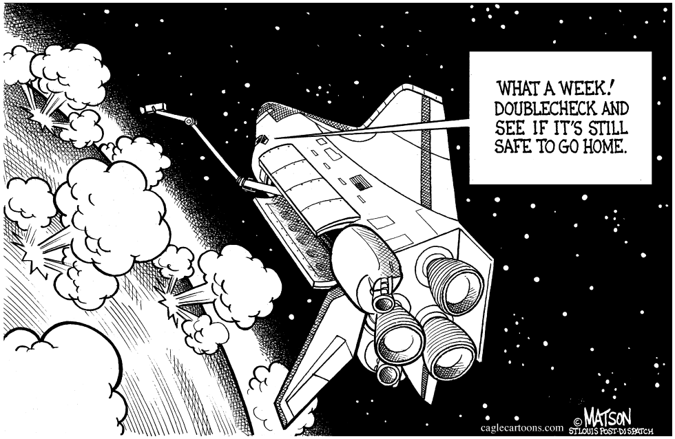  SPACE SHUTTLE RETURNS by RJ Matson