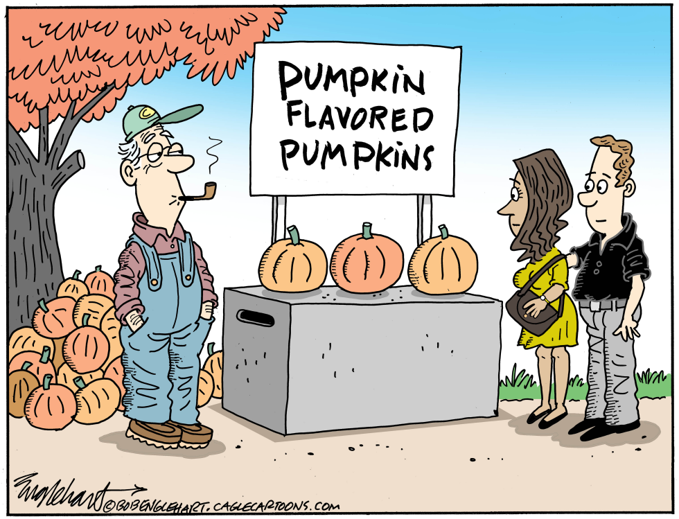 #1 PUMPKIN FLAVORED THIS, PUMPKIN FLAVORED THAT by Bob Englehart