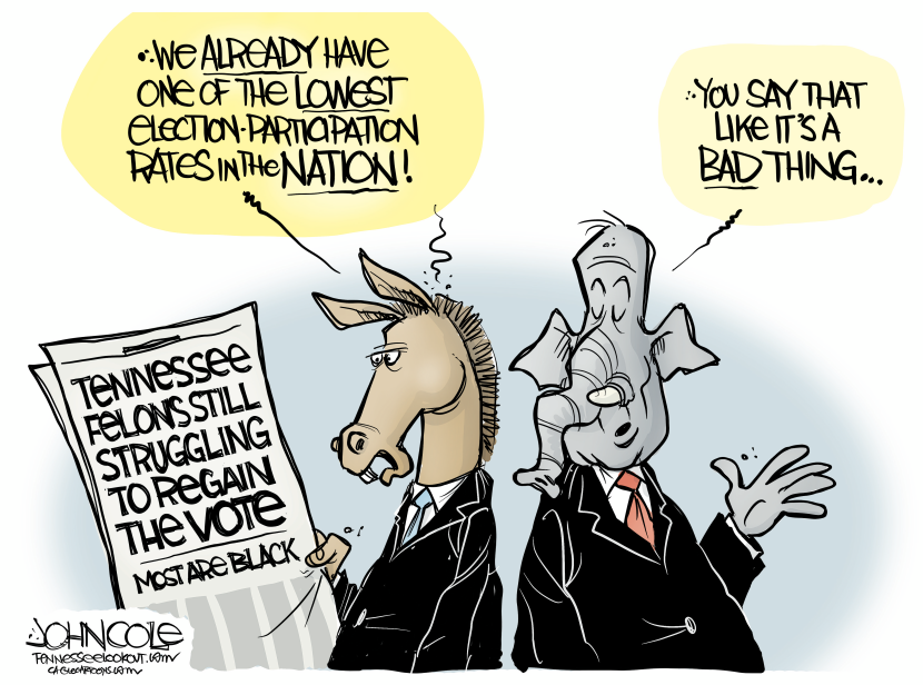 TENNESSEE Felons and the right to vote