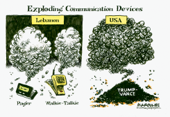 EXPLODING COMMUNICATION DEVICES by Jimmy Margulies