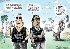 SECRET SERVICE PROTECTION by Joe Heller