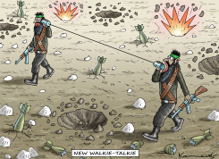 NEW WALKIE TALKIE FOR HEZBOLLAH BATTLEFIELD by Marian Kamensky