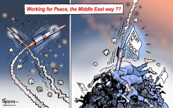 THE MIDDLE EAST WAY TO PEACE by Paresh Nath