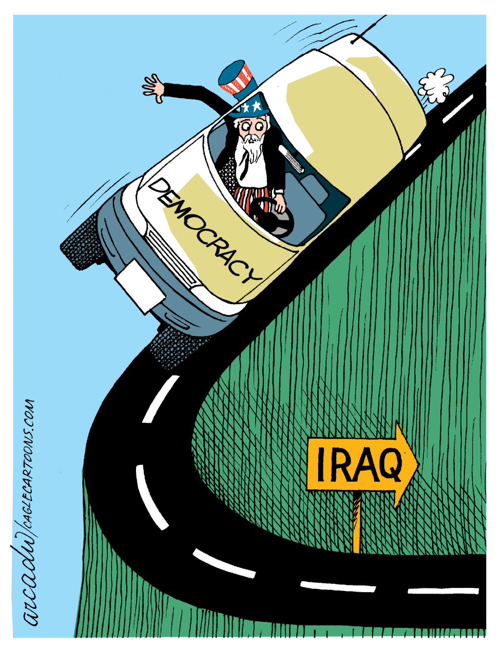 Hard way to democracy