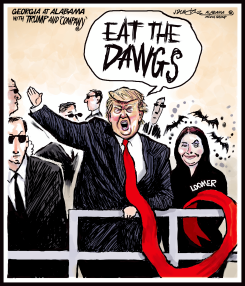 TRUMP 'EAT THE DAWGS by J.D. Crowe