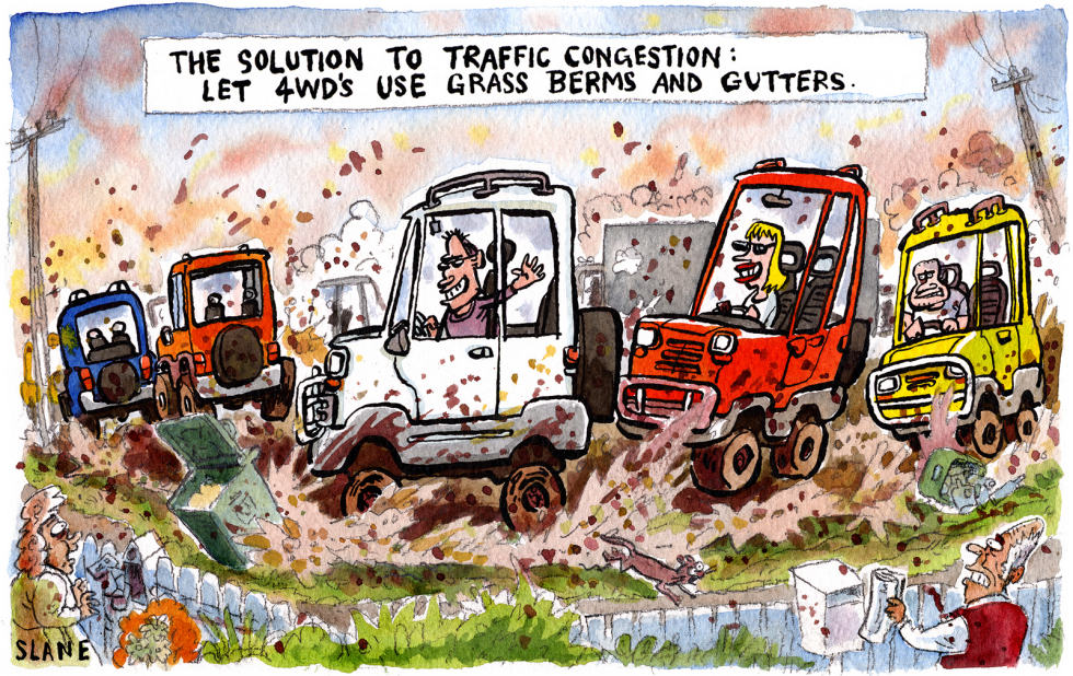 Solution To Traffic Congestion -- color