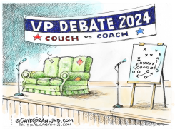 VP DEBATE 2024 by Dave Granlund