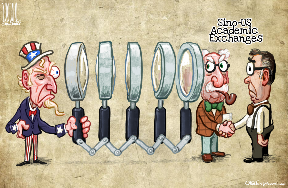 US keeps eye on academic exchanges