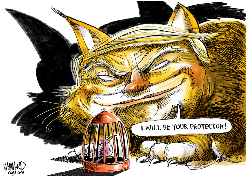 Trump the protector