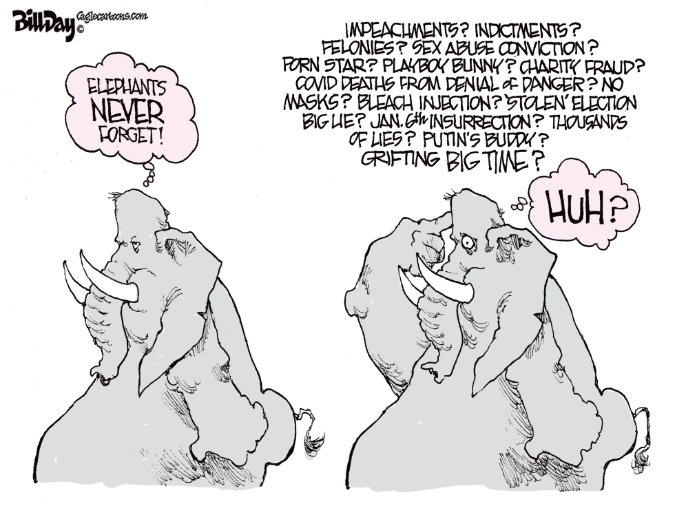 Elephants Never Forget Trump's Behavior