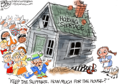 HOUSING SHOTAGE by Pat Bagley