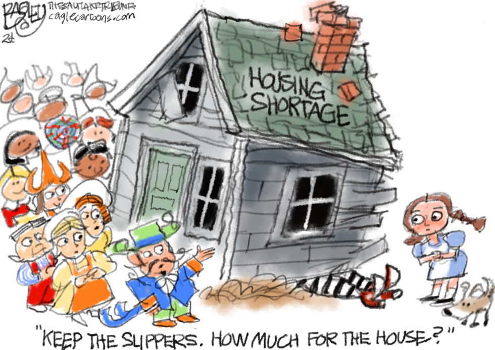 #1 HOUSING SHOTAGE by Pat Bagley