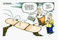 CONGRESS PASSES STOPGAP FUNDING by Jimmy Margulies