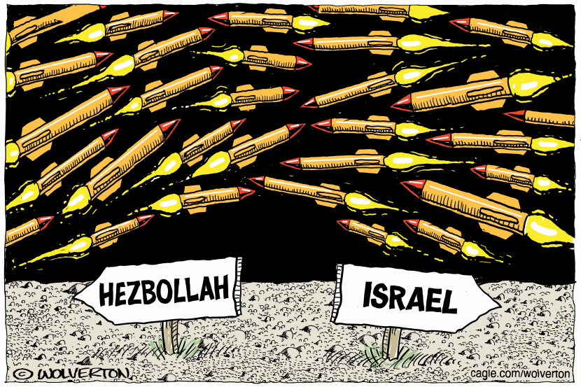 Hezbollah Israel Pointless War Rockets Flying