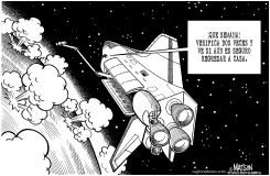 EL TRANSBORDADOR ESPACIAL REGRESA by R.J. Matson