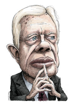 JIMMY CARTER TURNS 100 by Adam Zyglis
