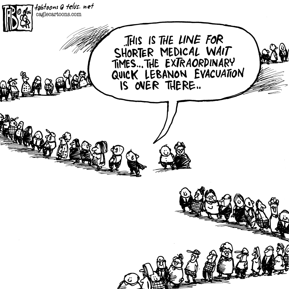 CANADA Waiting in line