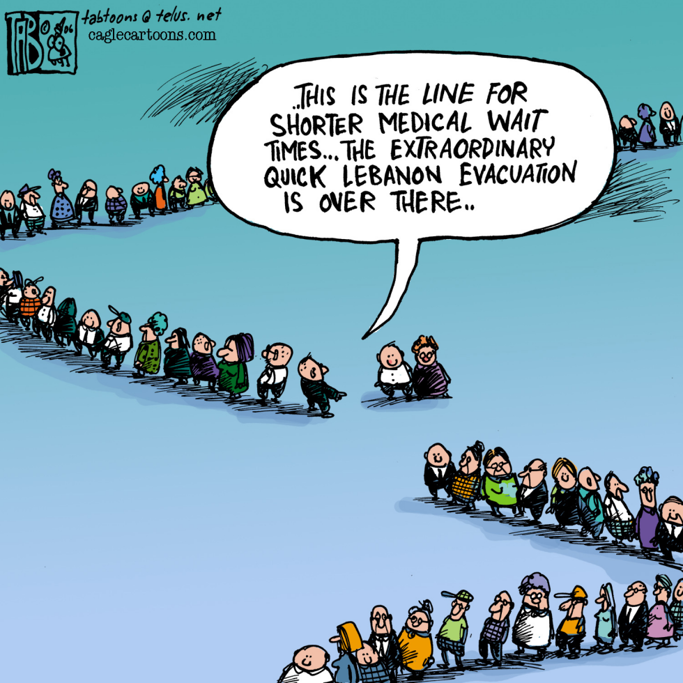 CANADA Wating in line