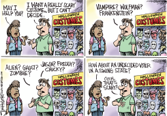 SCARY COSTUME by Joe Heller