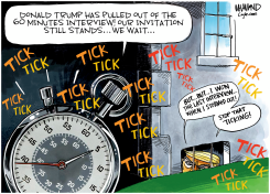 TRUMP BACKS OUT OF 60 MINUTE INTERVIEW by Dave Whamond