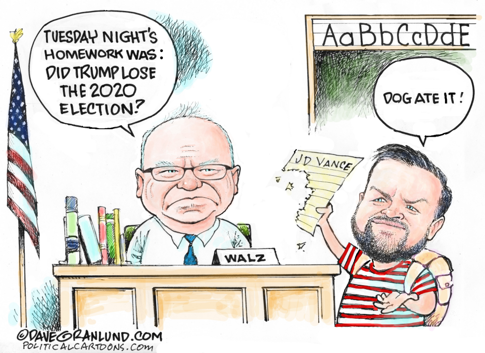 VP Debate Walz Vance Homework