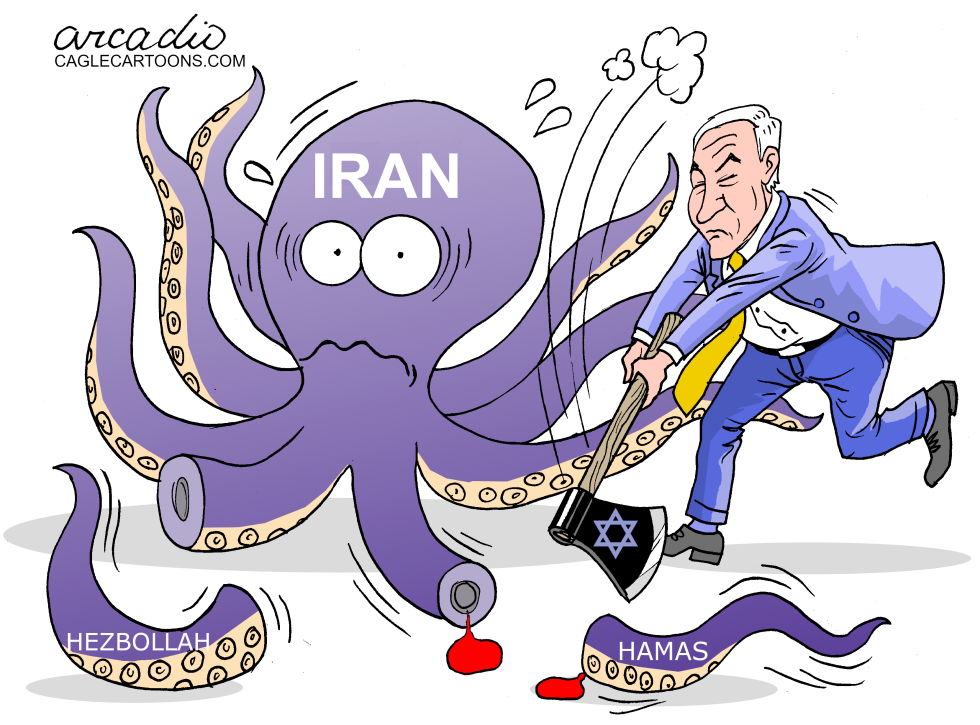 Israel cuts off Iran's terrorist tentacles.
