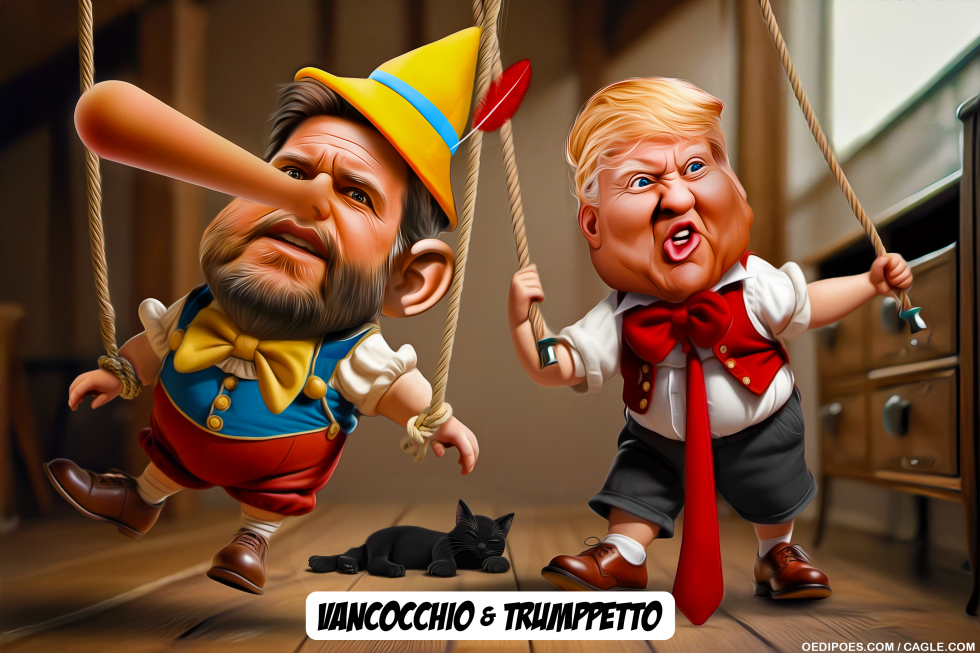 Trump as puppeteer makes Vance dance