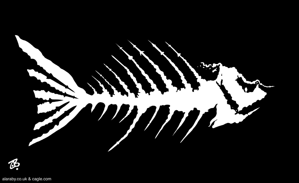 All-out WWIII fish MIDEAST Israel Iran Missiles