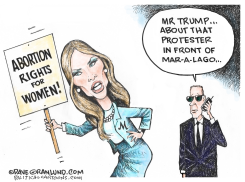 MELANIA FOR ABORTION RIGHTS by Dave Granlund