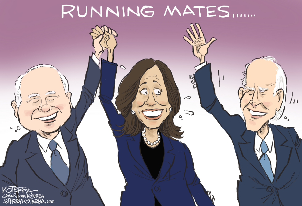 Harris Keeps Her Distance from Biden