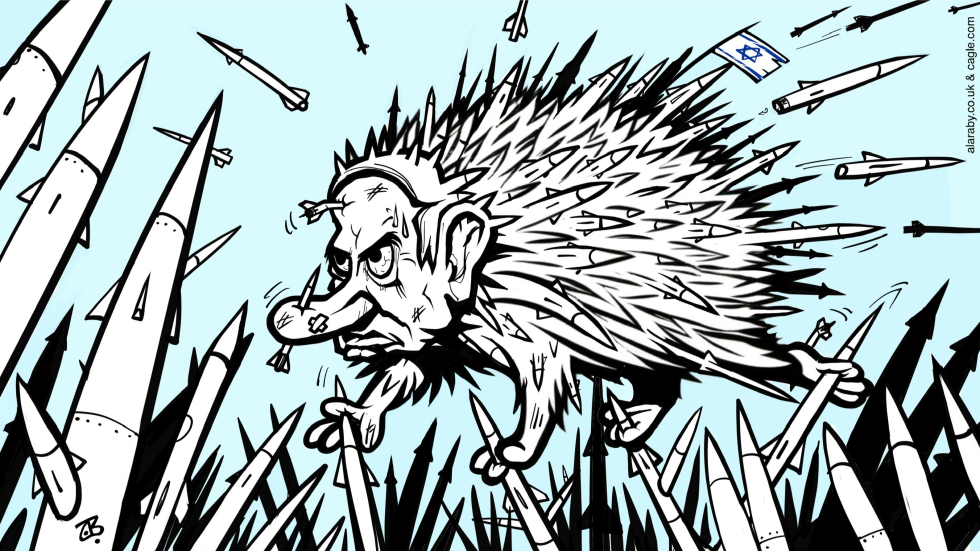 Rocket Missile War Israel Hedgehog Netanyahu Iran