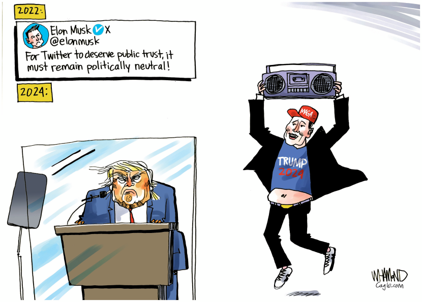 Elon Musk and Trump