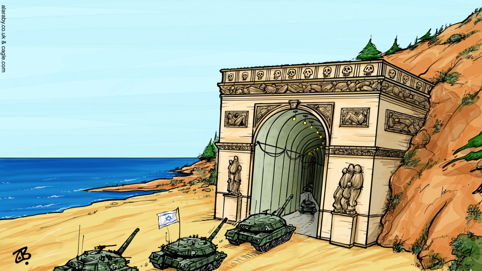 Absolute Victory Netanyahu Lebanon Tunnel Arch IDF