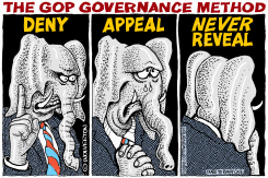 GOP GOVERNANCE METHOD DENY APPEAL NEVER REVEAL by Monte Wolverton