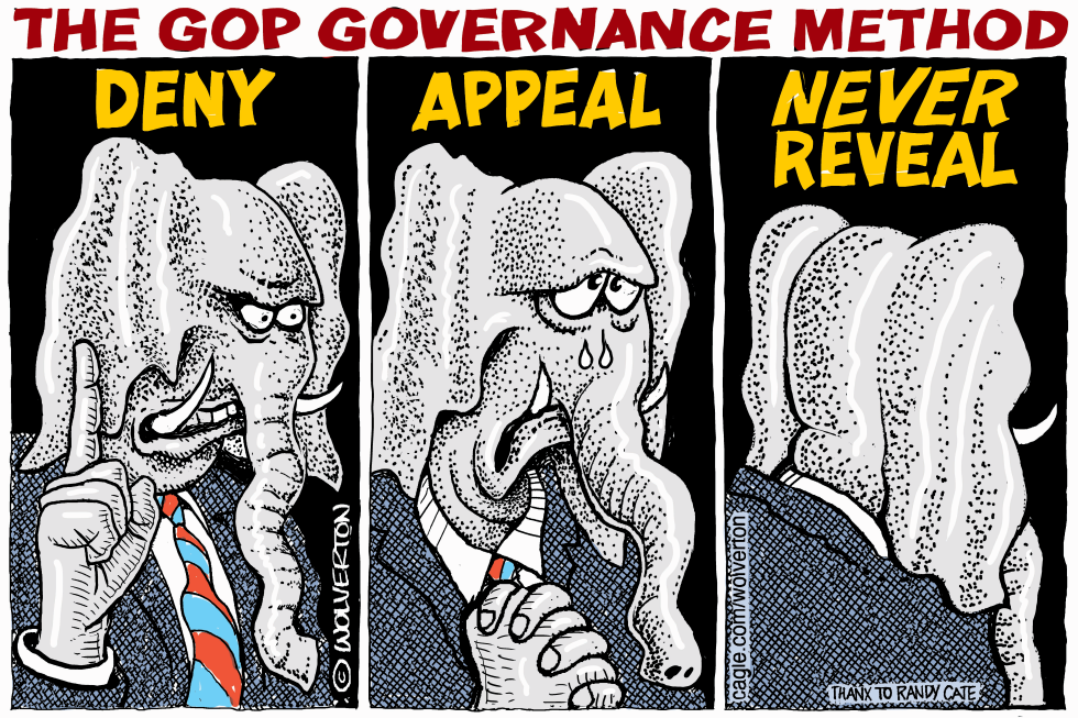 GOP Governance Method Deny Appeal Never Reveal
