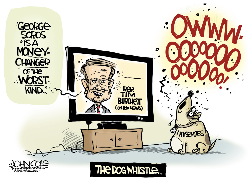 TENNESSEE Burchett’s antisemitic dog whistle