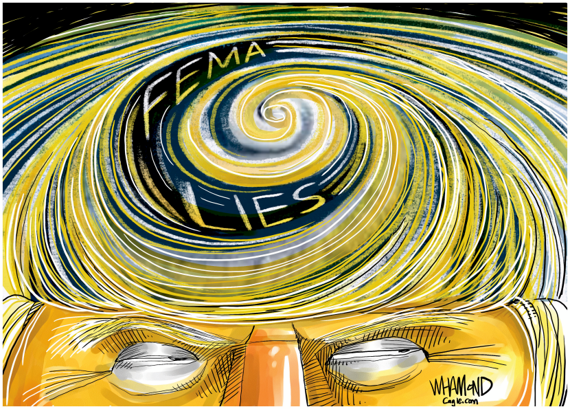 Trump's Swirling Claims Target FEMA Hurricane Relief