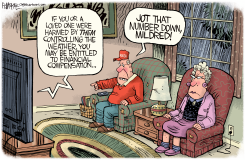 MTG AND THEM CONTROLLING THE WEATHER by Rick McKee