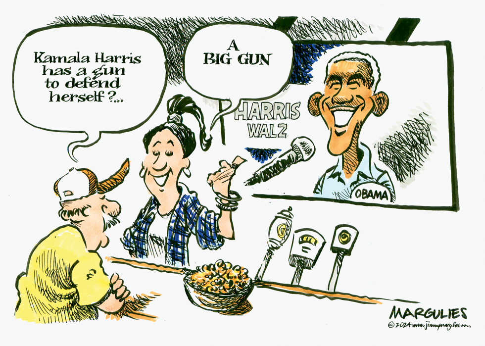 Obama campaigns for Harris