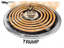 TRUMP USING XENOPHOBIC FEAR by Bill Day