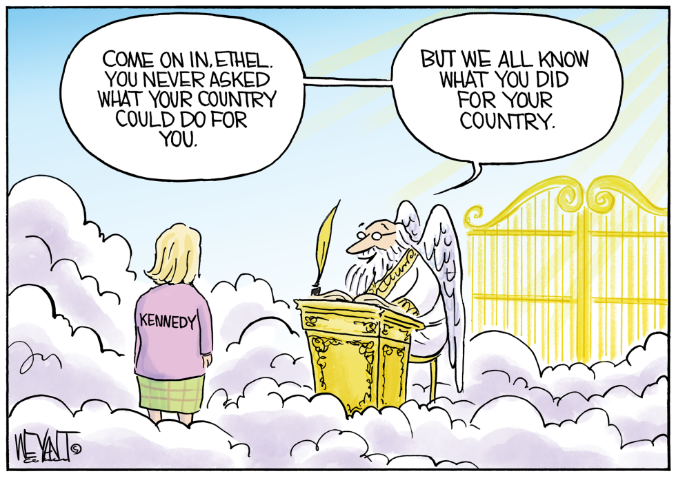 Ethel Kennedy At Heaven's Gates