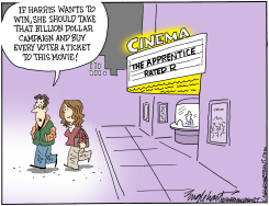 THE APPRENTICE MOVIE EXPOSES TRUMP by Bob Englehart
