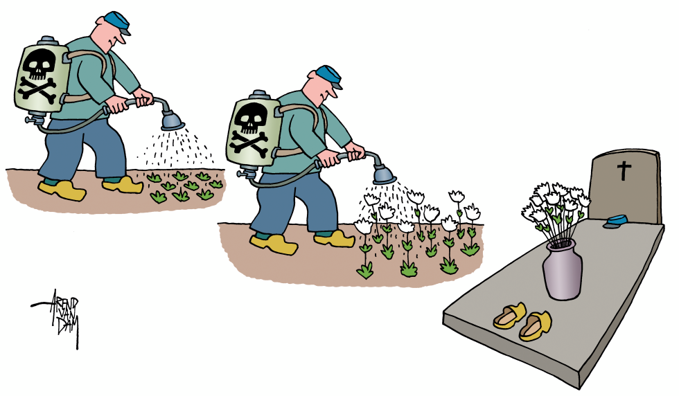 pesticides and flowers