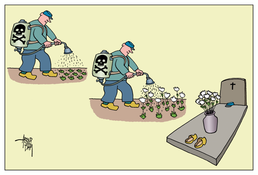 pesticides and flowers